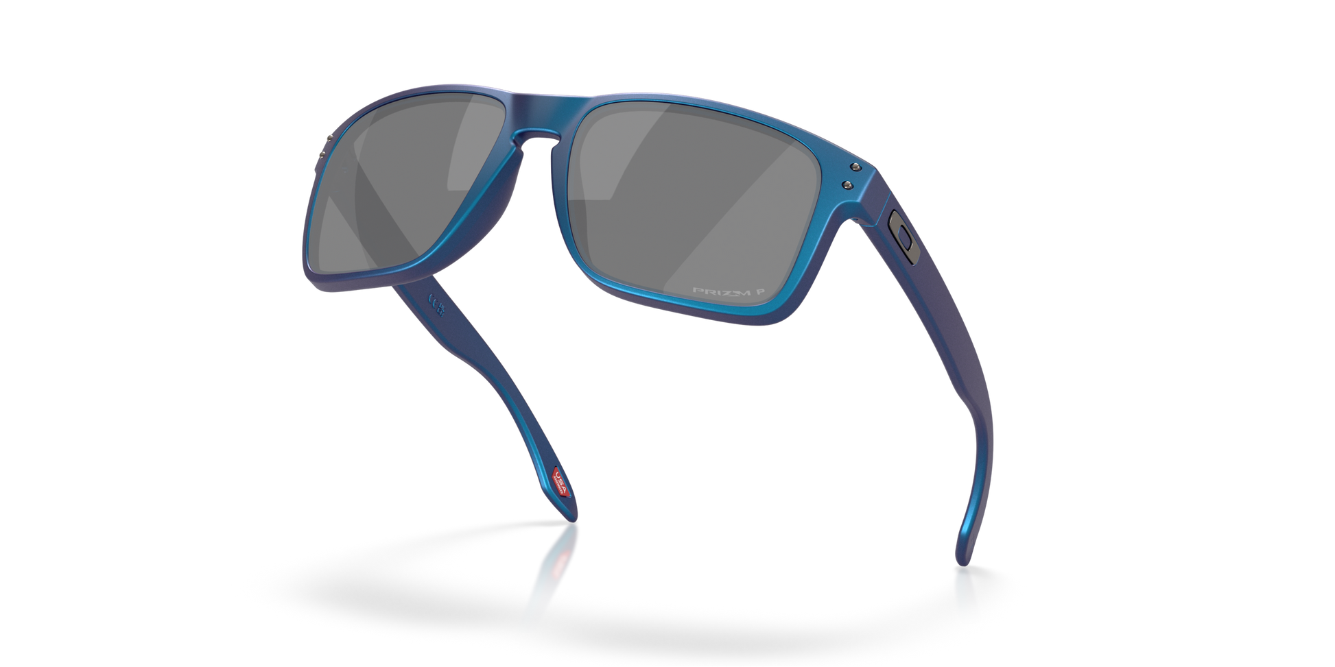 [Prizm Black Polarized Lenses, Matte Cyan/Blue Colorshift Frame]
