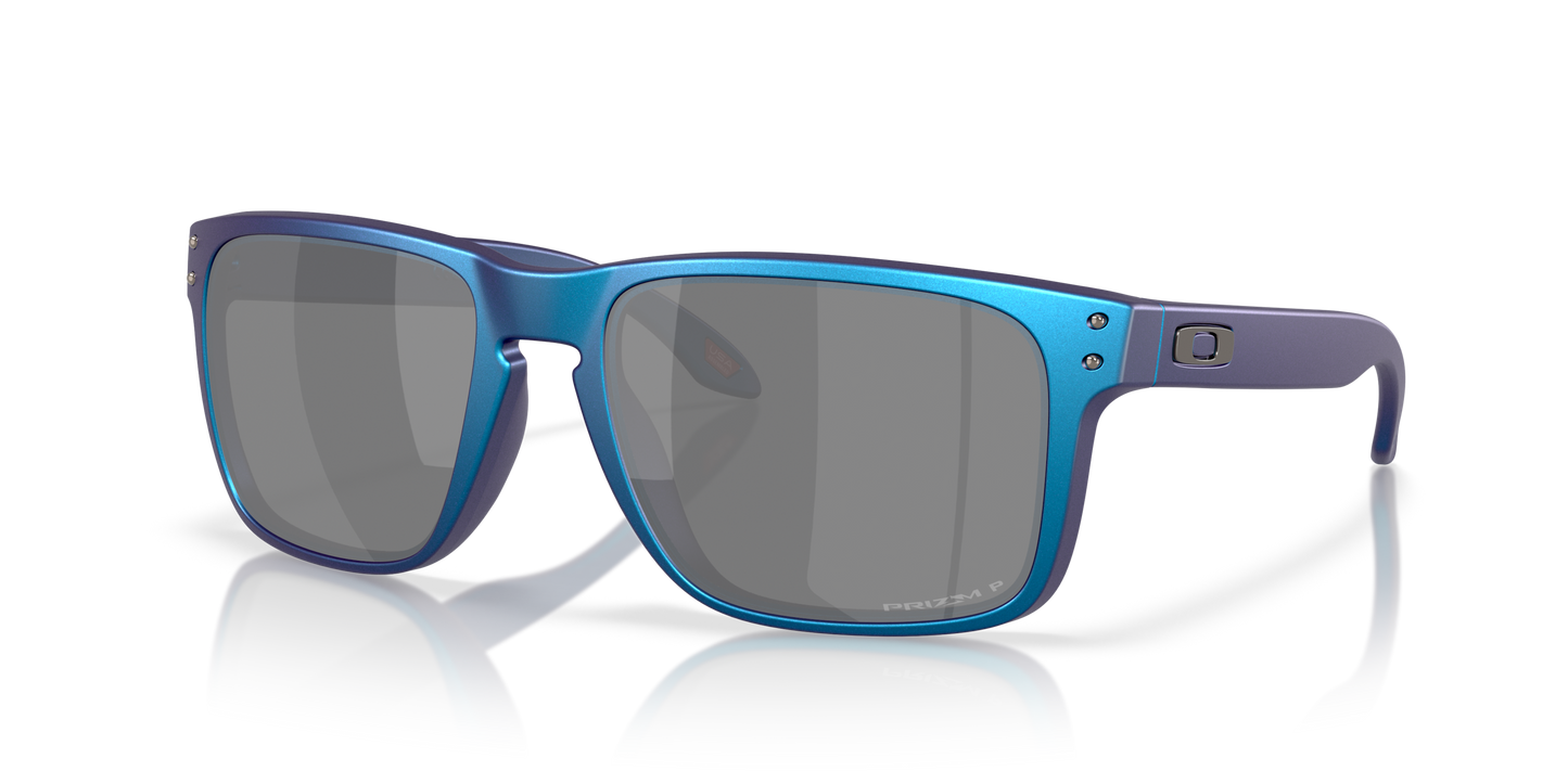 [Prizm Black Polarized Lenses, Matte Cyan/Blue Colorshift Frame]