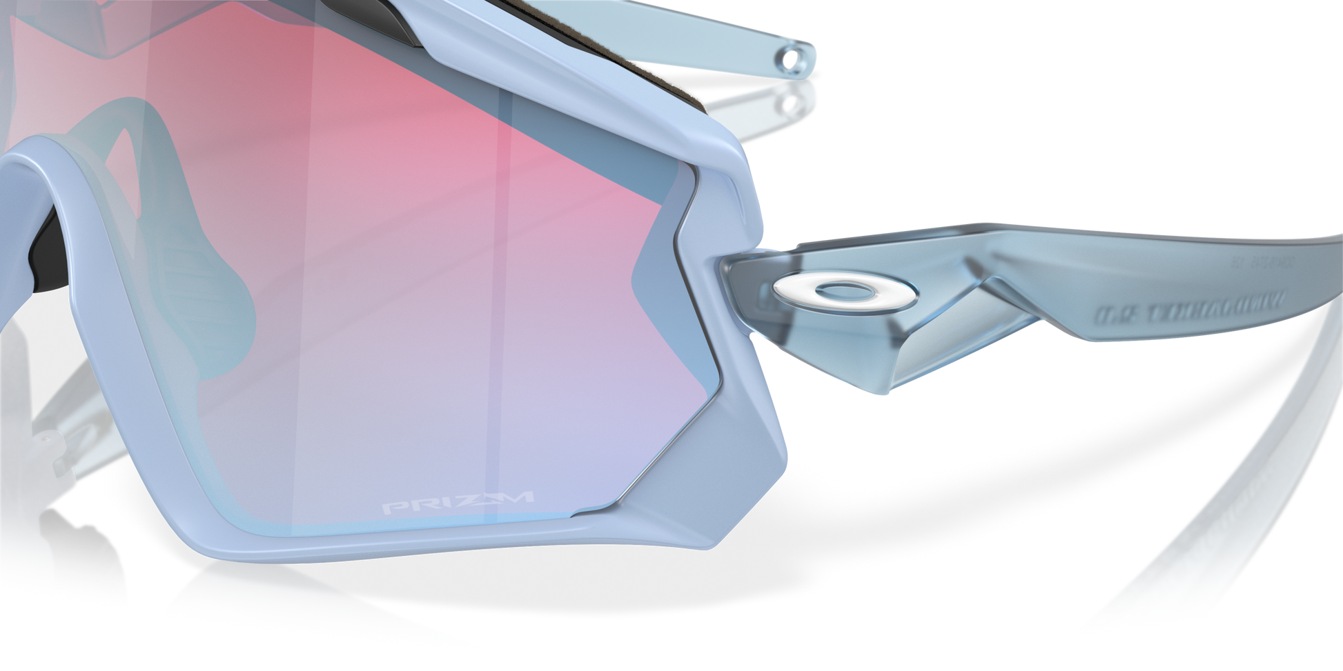 [Prizm Snow Sapphire Lenses, Matte Translucent Stonewash Frame]