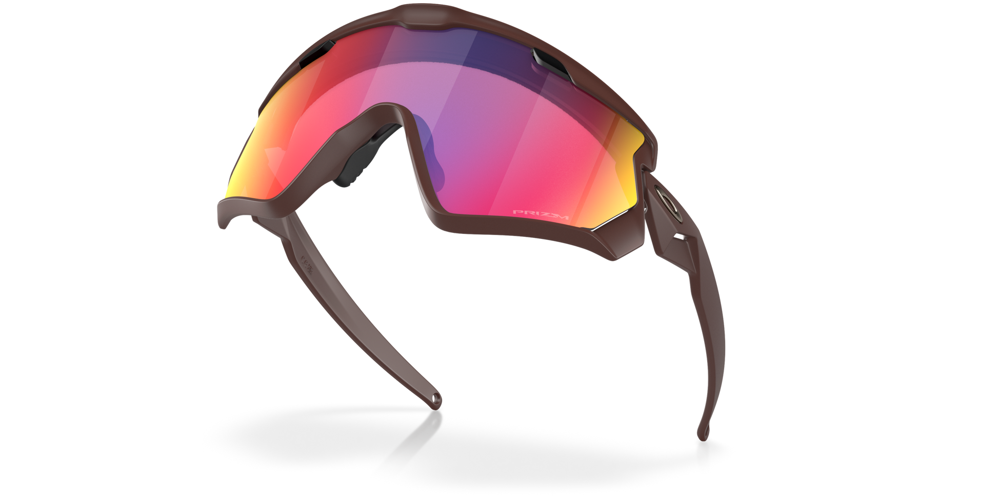 [Prizm Road Lenses, Matte Grenache Frame]