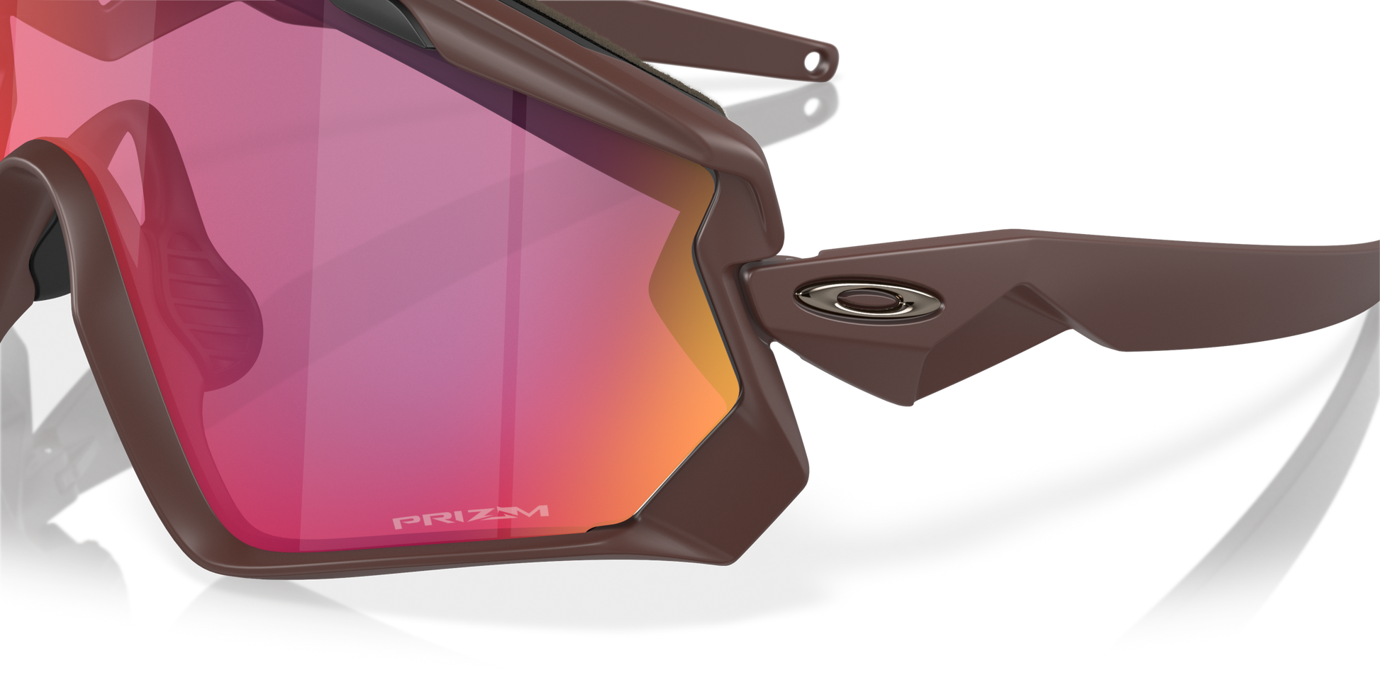 [Prizm Road Lenses, Matte Grenache Frame]