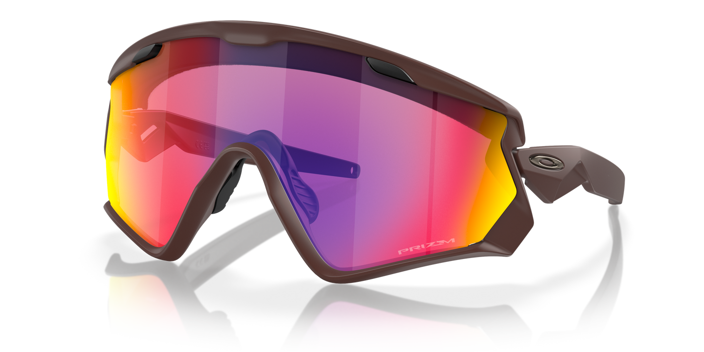 [Prizm Road Lenses, Matte Grenache Frame]