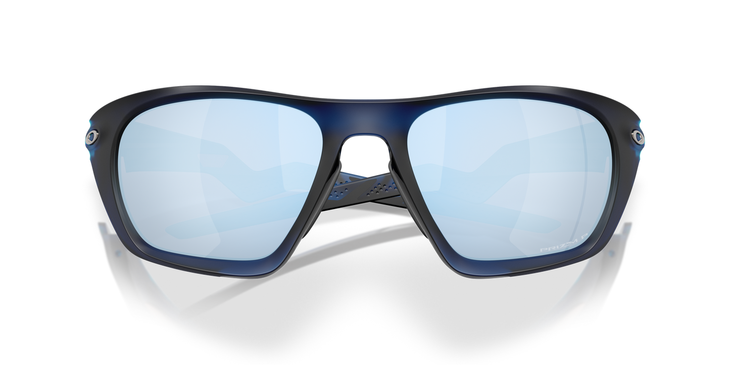 [Prizm Deep Water Polarized Lenses, Matte Transparent Blue Frame]
