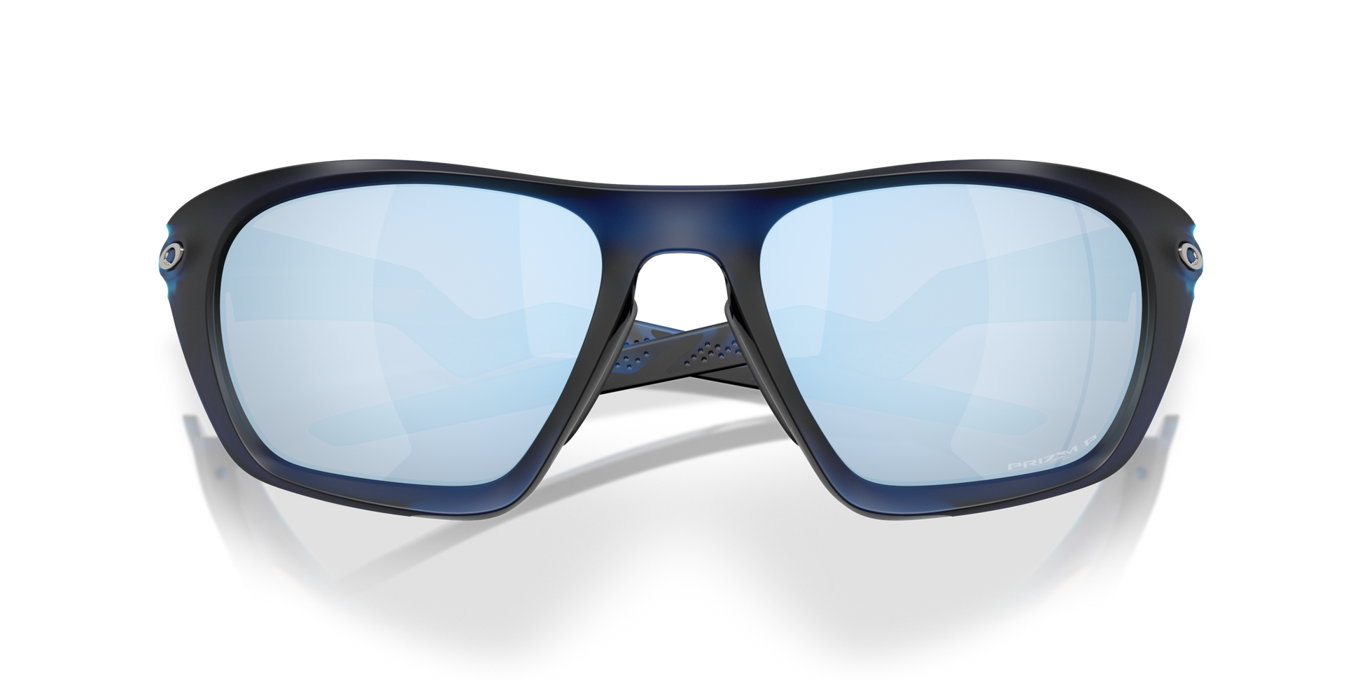 [Prizm Deep Water Polarized Lenses, Matte Transparent Blue Frame]