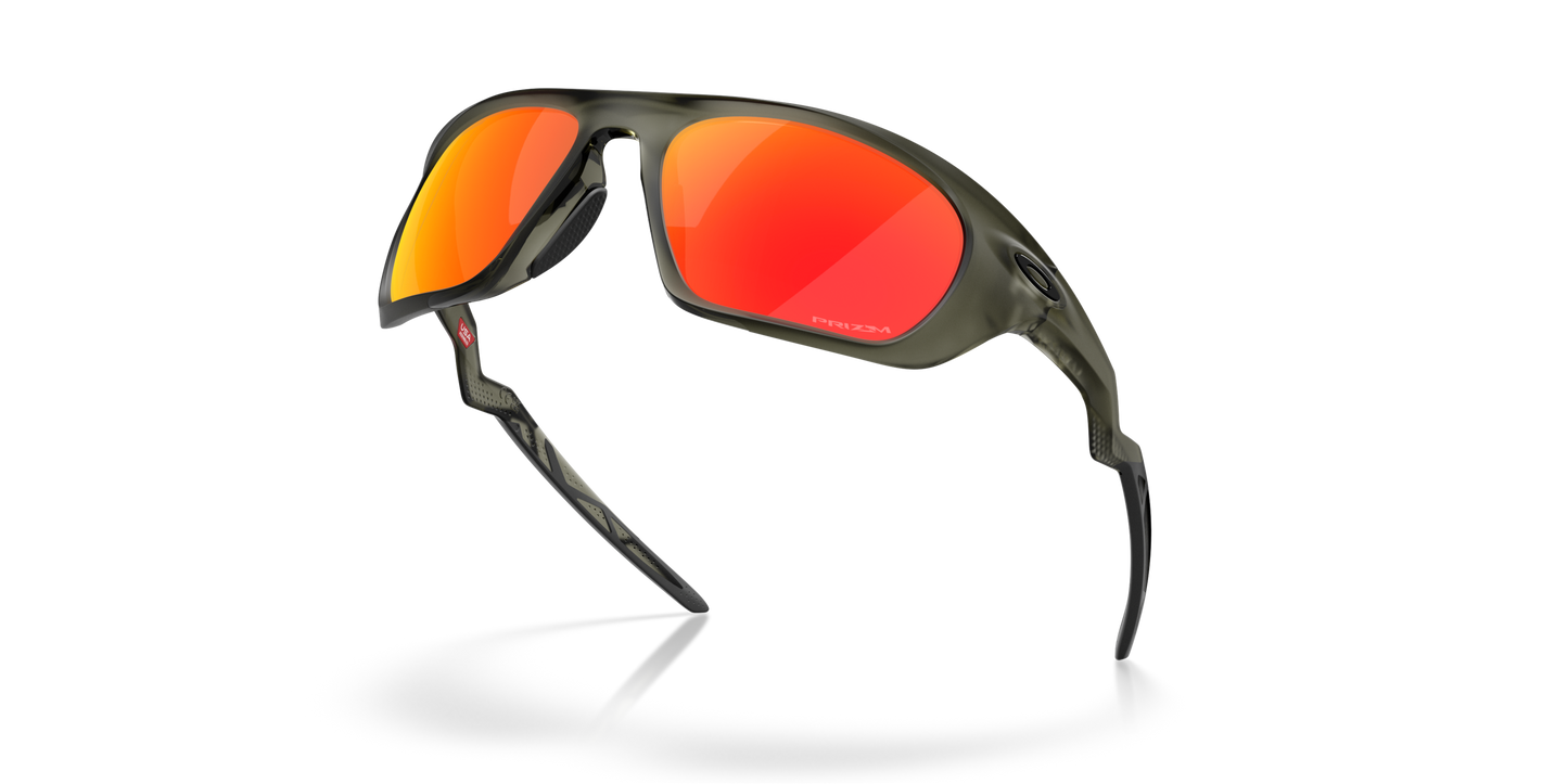 [Prizm Ruby Lenses, Matte Olive Ink Frame]