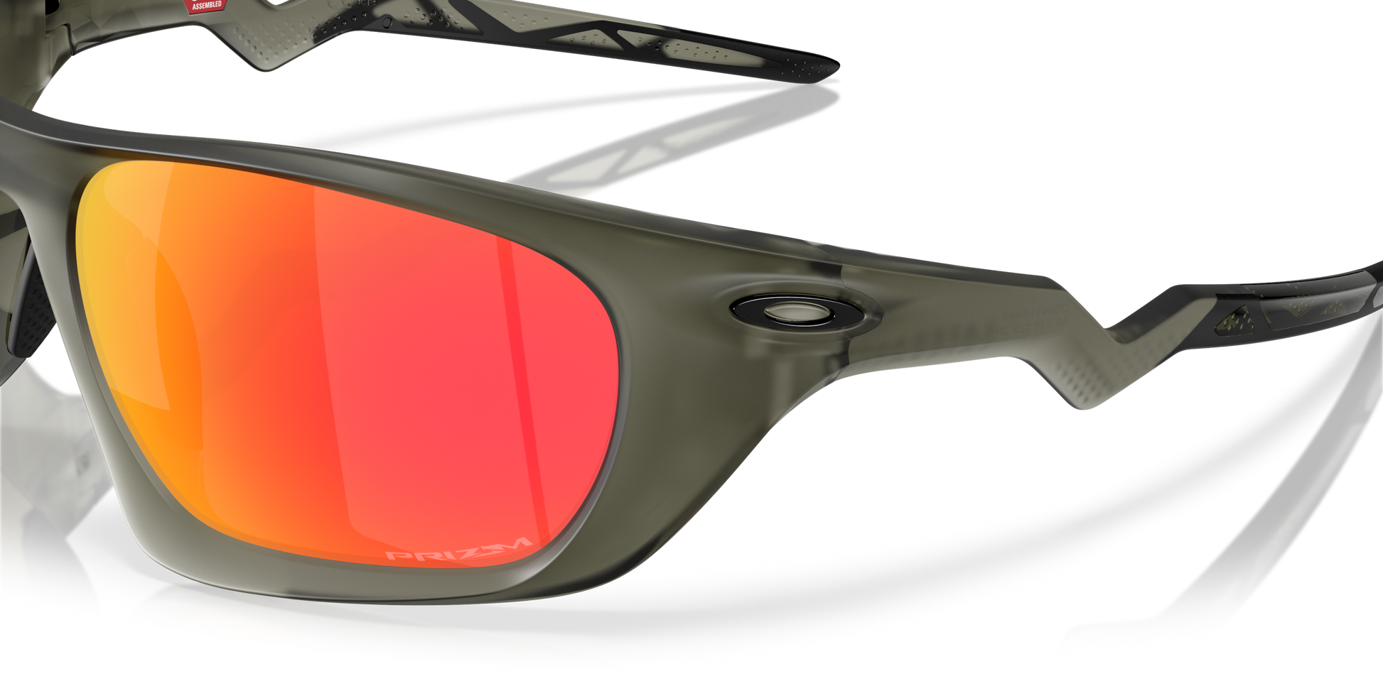 [Prizm Ruby Lenses, Matte Olive Ink Frame]