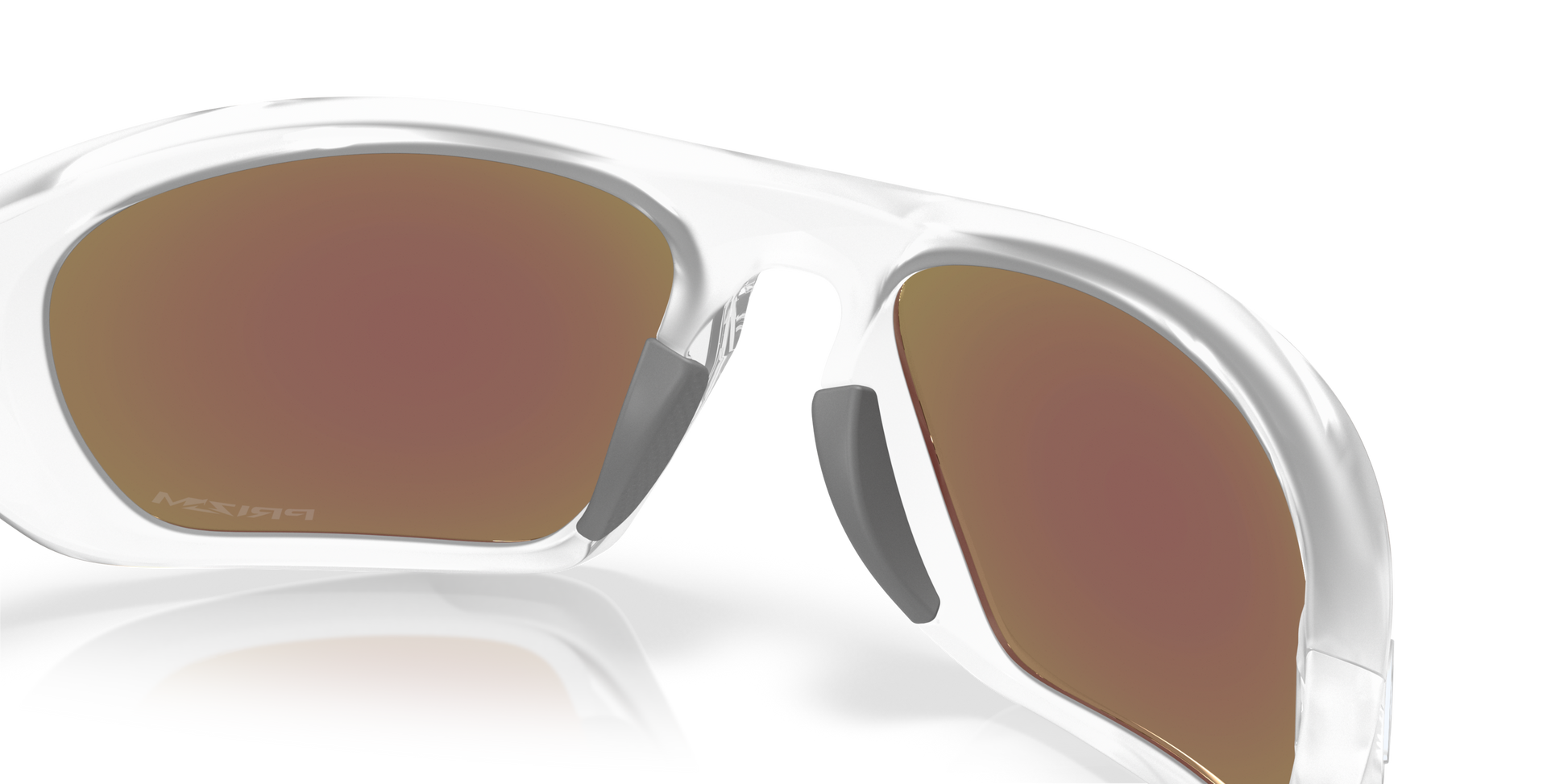 [Prizm Sapphire Lenses, Matte Clear Frame]
