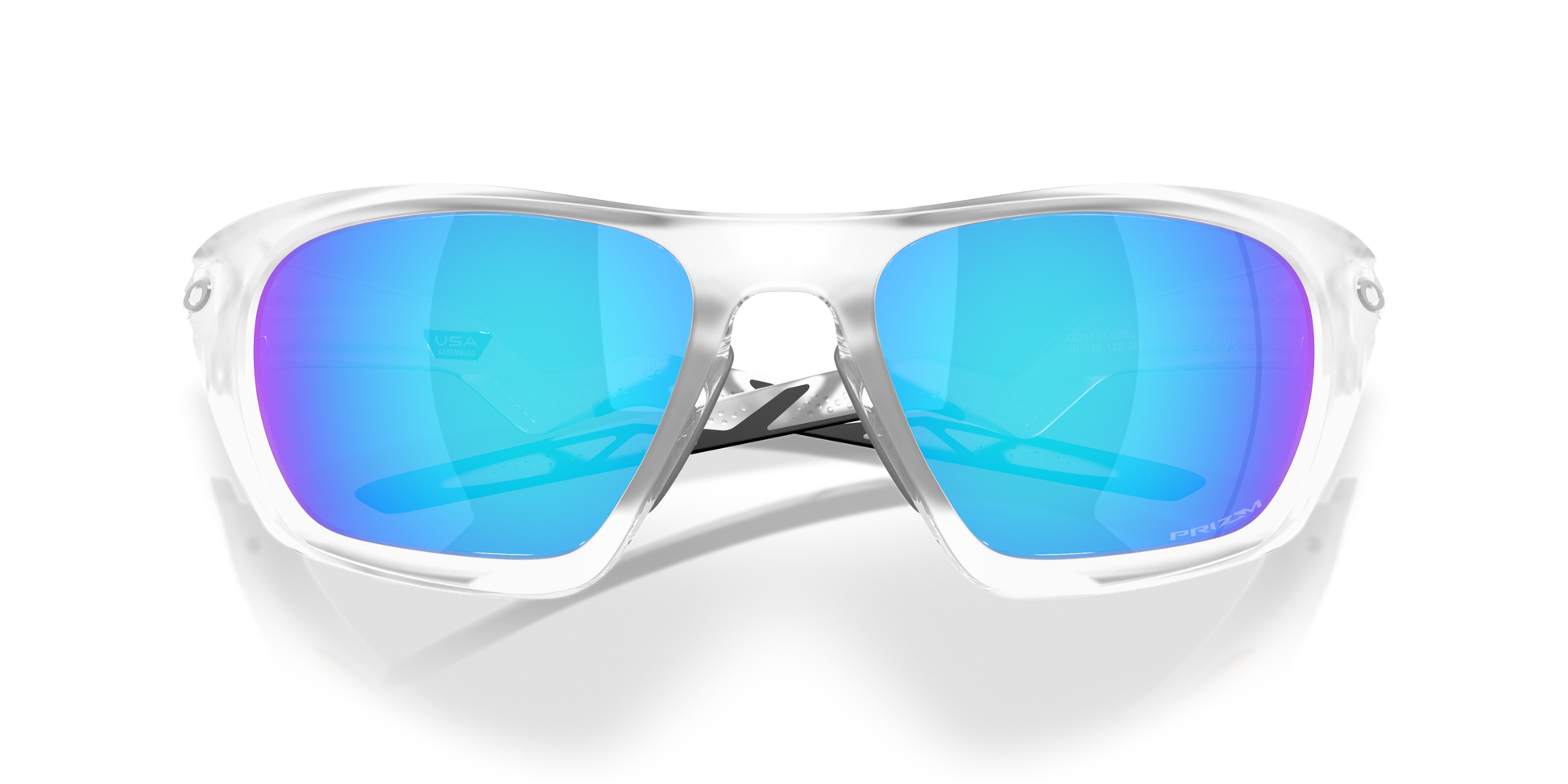 [Prizm Sapphire Lenses, Matte Clear Frame]