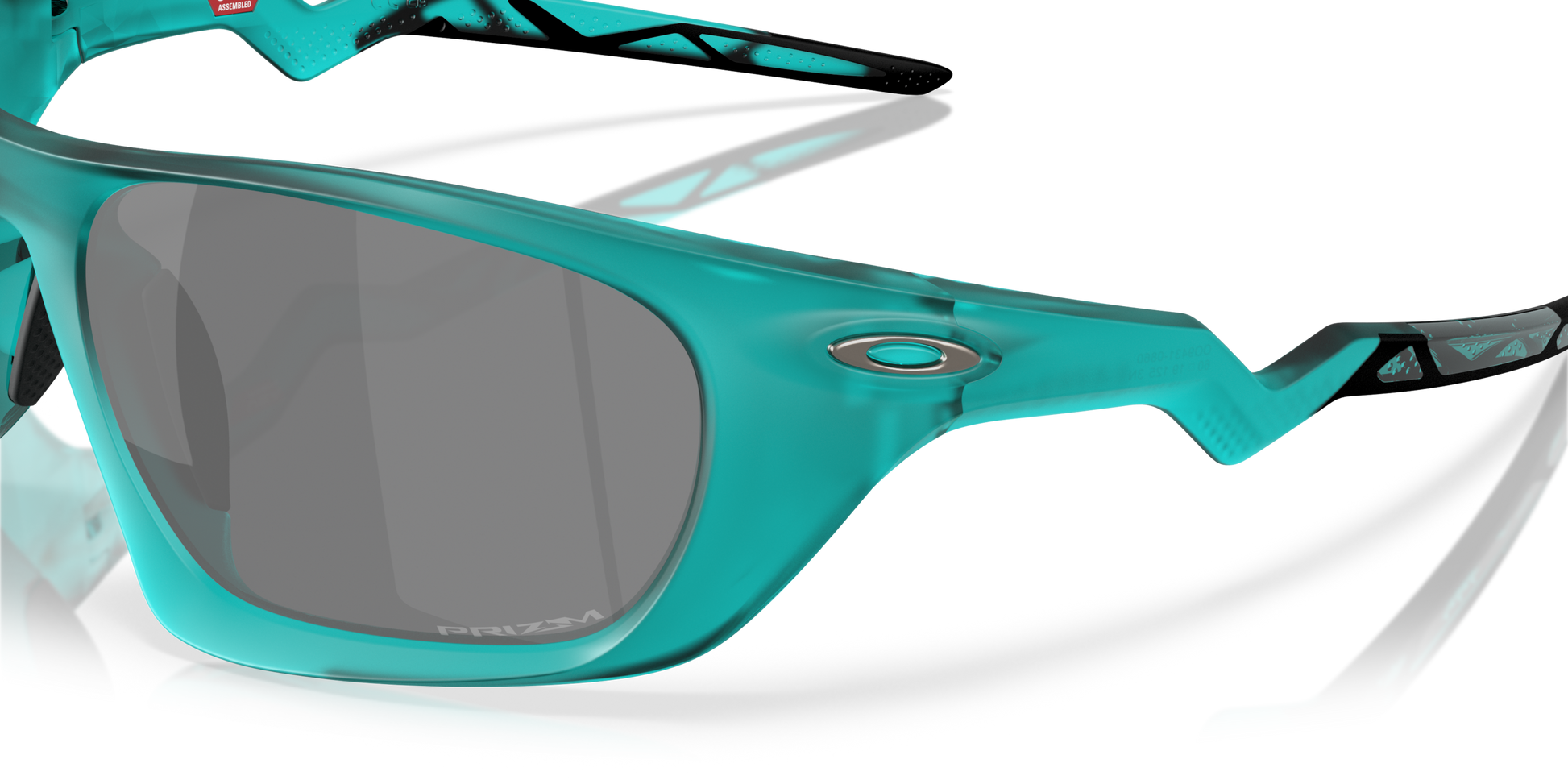 [Prizm Black Lenses, Matte Transparent Arctic Surf Frame]
