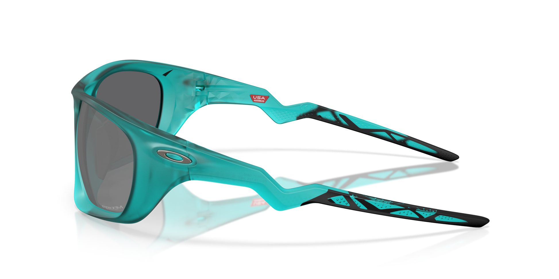 [Prizm Black Lenses, Matte Transparent Arctic Surf Frame]