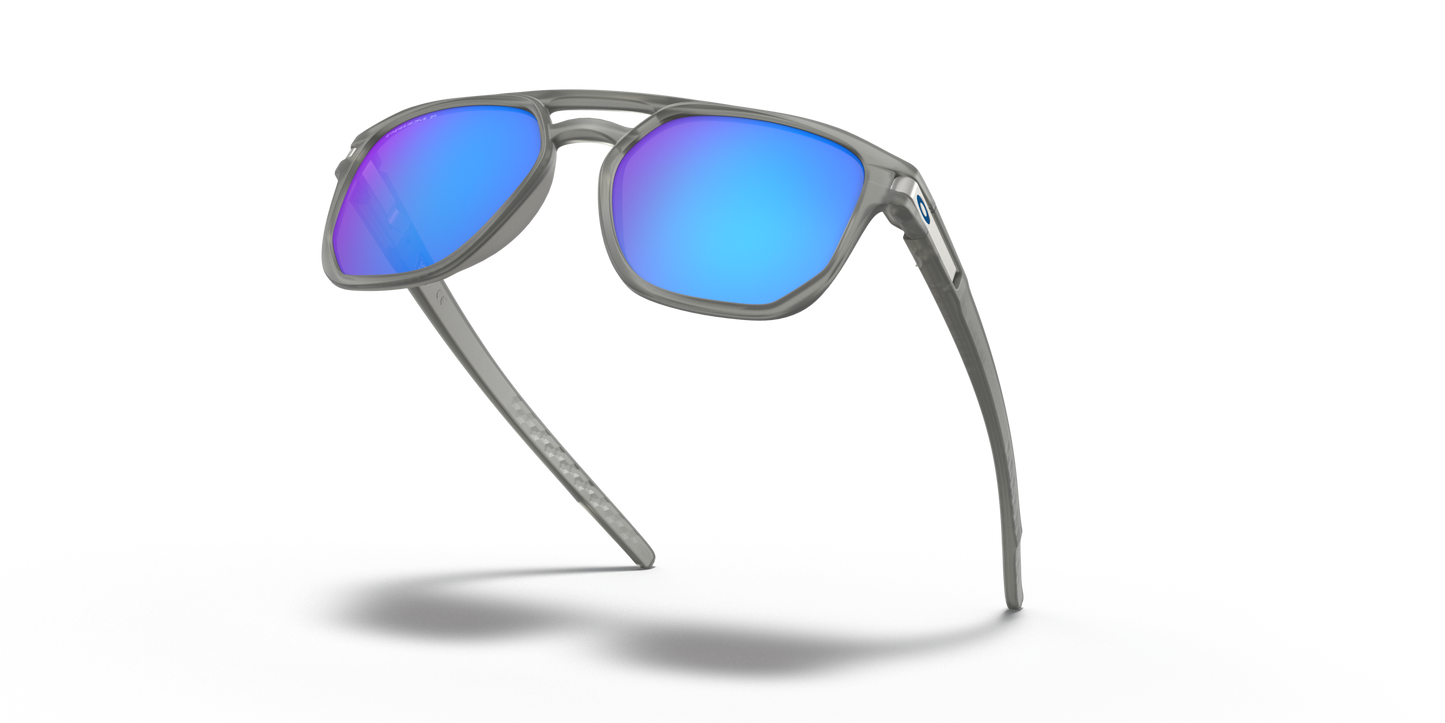 [Prizm Sapphire Polarized Lenses, Matte Grey Ink Frame]