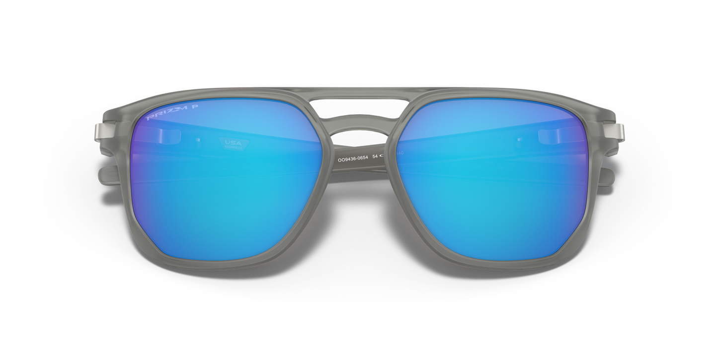 [Prizm Sapphire Polarized Lenses, Matte Grey Ink Frame]