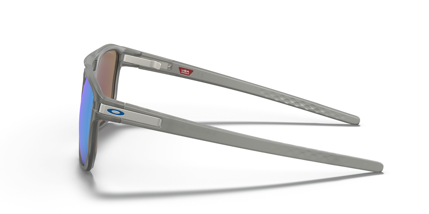 [Prizm Sapphire Polarized Lenses, Matte Grey Ink Frame]