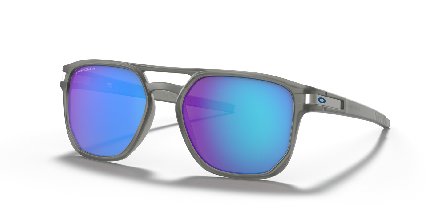 [Prizm Sapphire Polarized Lenses, Matte Grey Ink Frame]