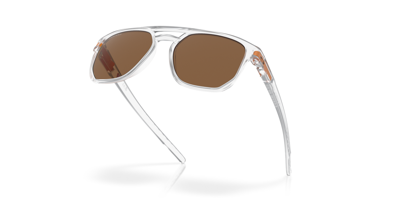 [Prizm Bronze Lenses, Matte Clear Frame]