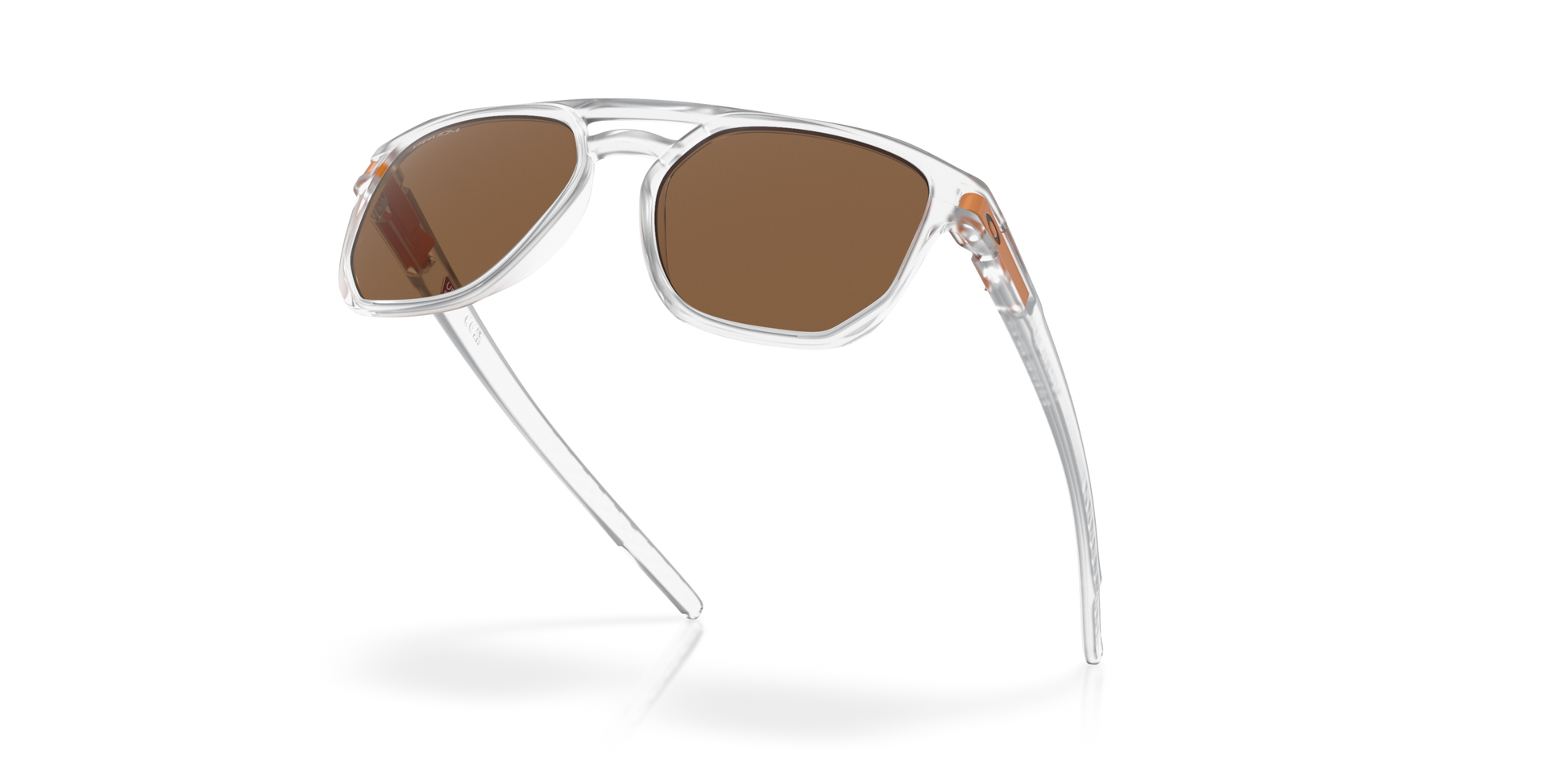 [Prizm Bronze Lenses, Matte Clear Frame]