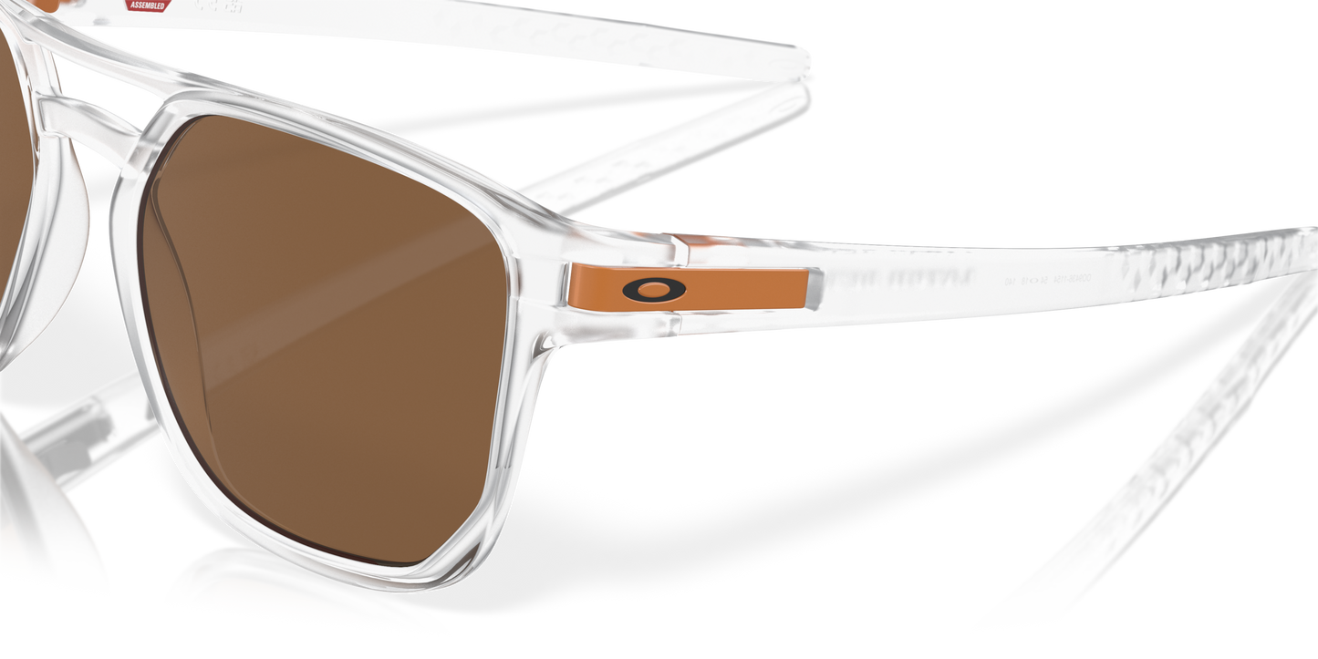 [Prizm Bronze Lenses, Matte Clear Frame]