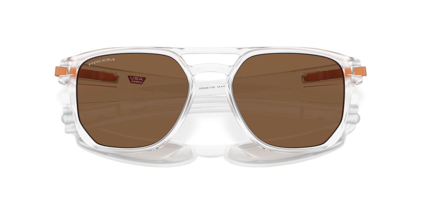 [Prizm Bronze Lenses, Matte Clear Frame]