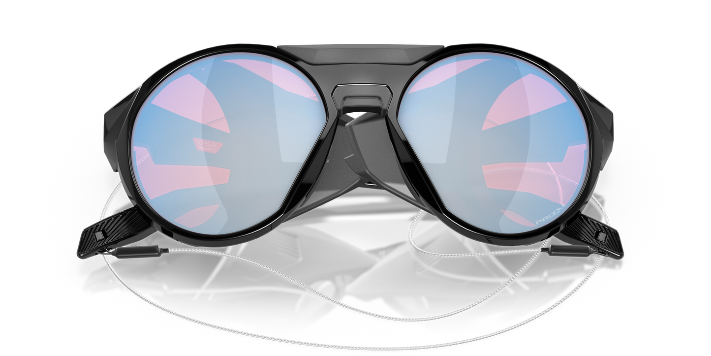 [Prizm Snow Sapphire Lenses, Polished Black Frame]