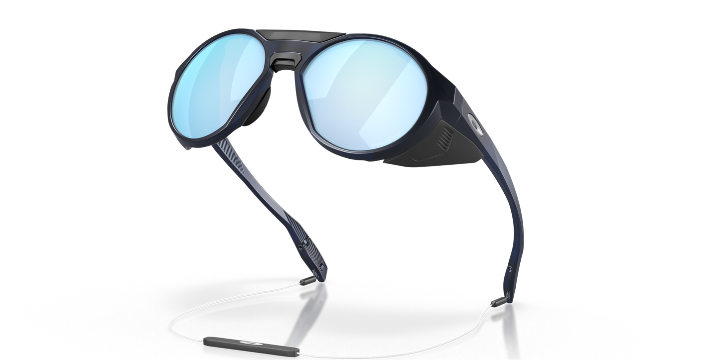 [Prizm Deep Water Polarized Lenses, Matte Translucent Blue Frame]