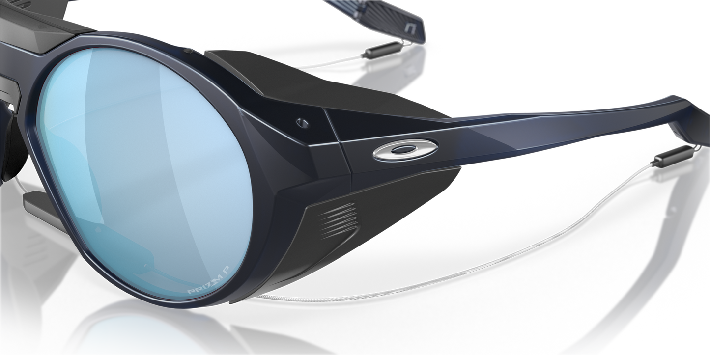 [Prizm Deep Water Polarized Lenses, Matte Translucent Blue Frame]