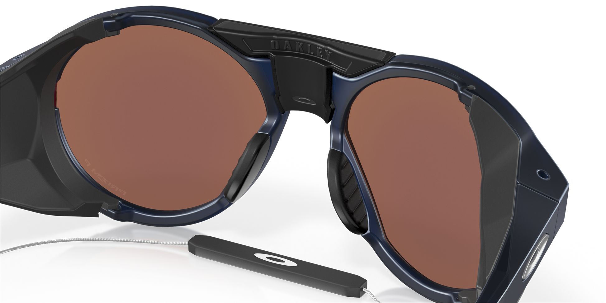 [Prizm Deep Water Polarized Lenses, Matte Translucent Blue Frame]