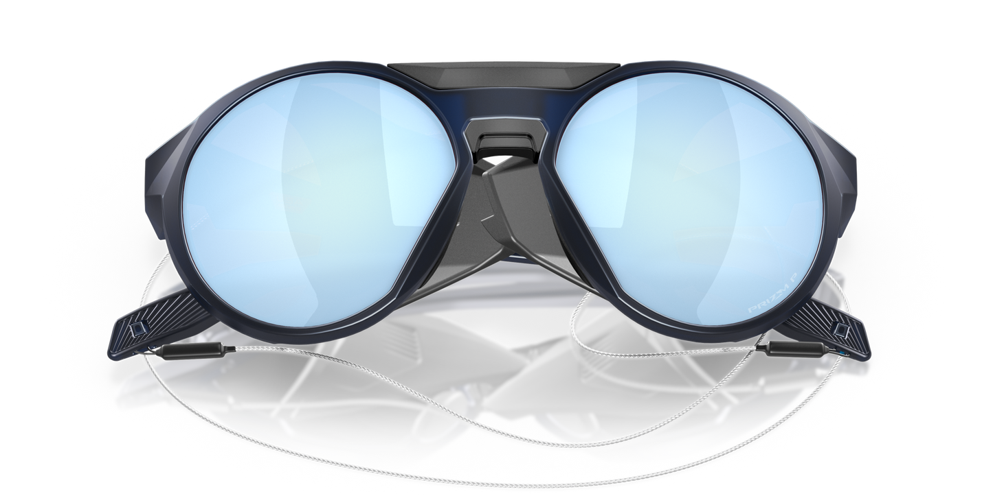 [Prizm Deep Water Polarized Lenses, Matte Translucent Blue Frame]