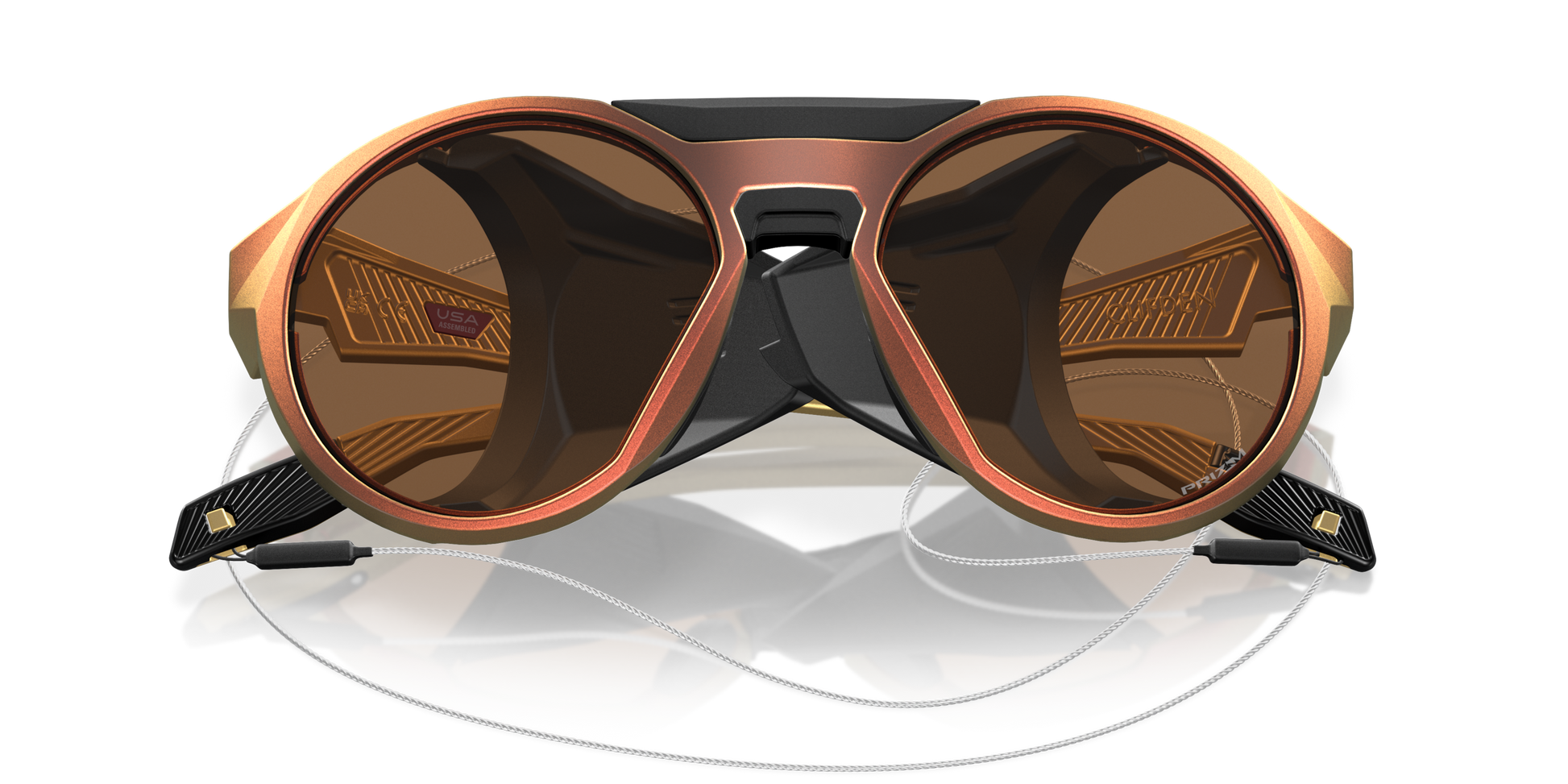[Prizm Bronze Lenses, Matte Red Gold Colorshift Frame]
