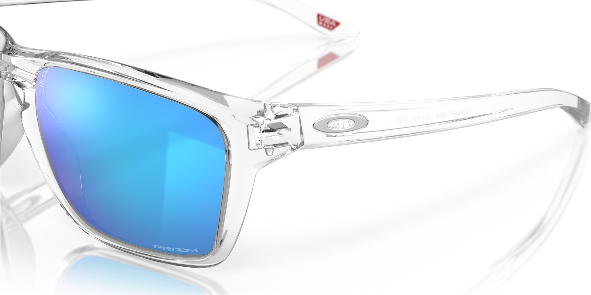 [Prizm Sapphire Lenses, Polished Clear Frame]