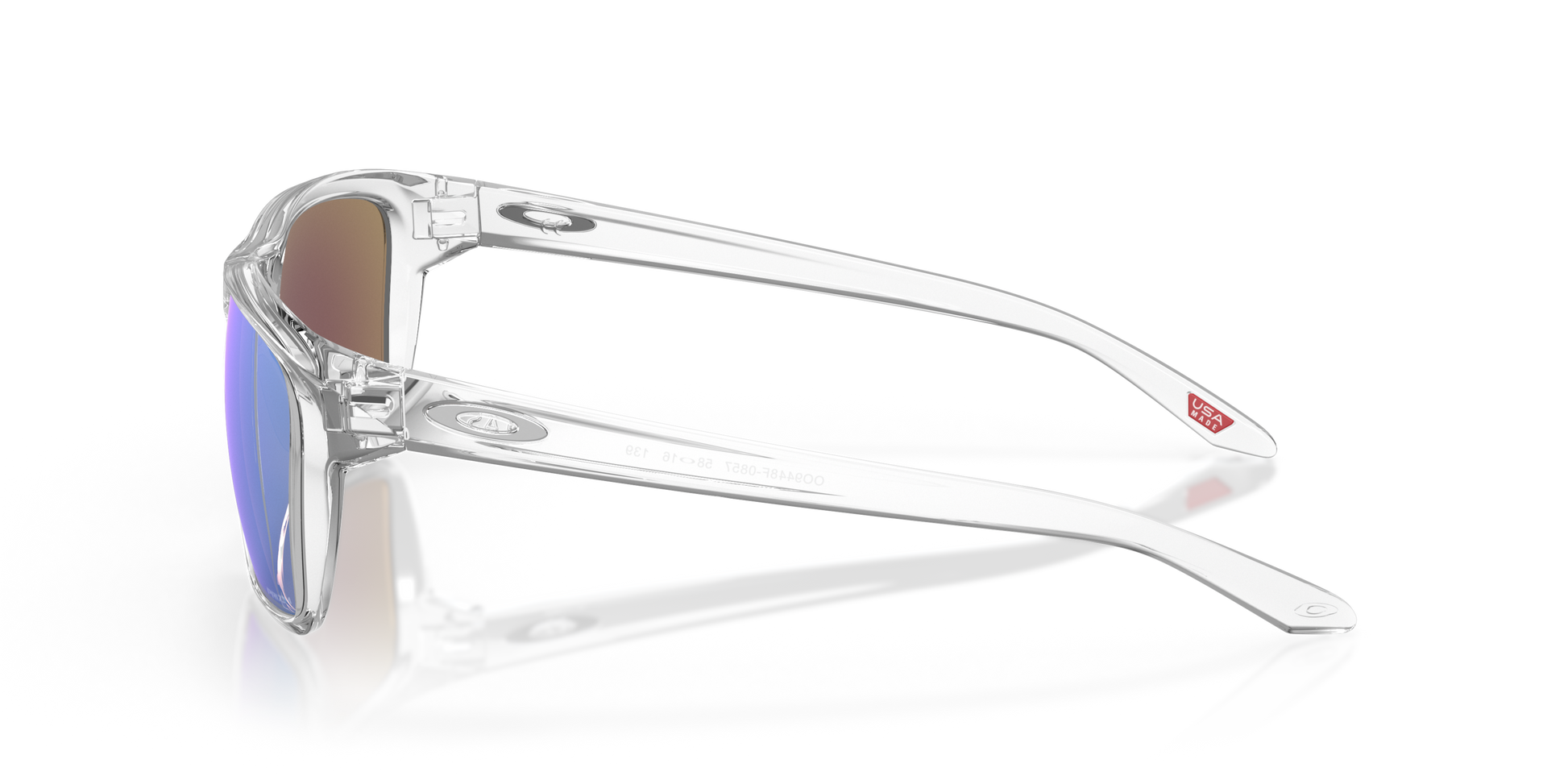 [Prizm Sapphire Lenses, Polished Clear Frame]