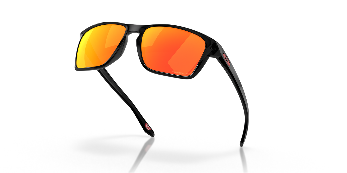 [Prizm Ruby Polarized Lenses, Black Ink Frame]