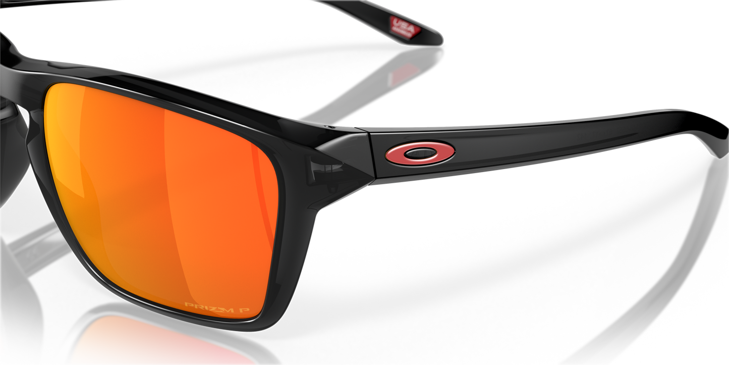 [Prizm Ruby Polarized Lenses, Black Ink Frame]