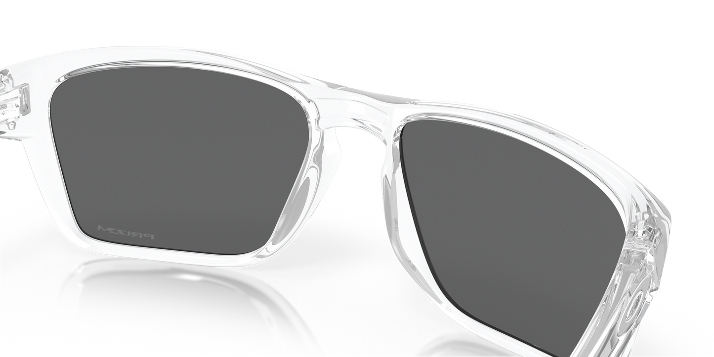 [Prizm Black Lenses, Polished Clear Frame]