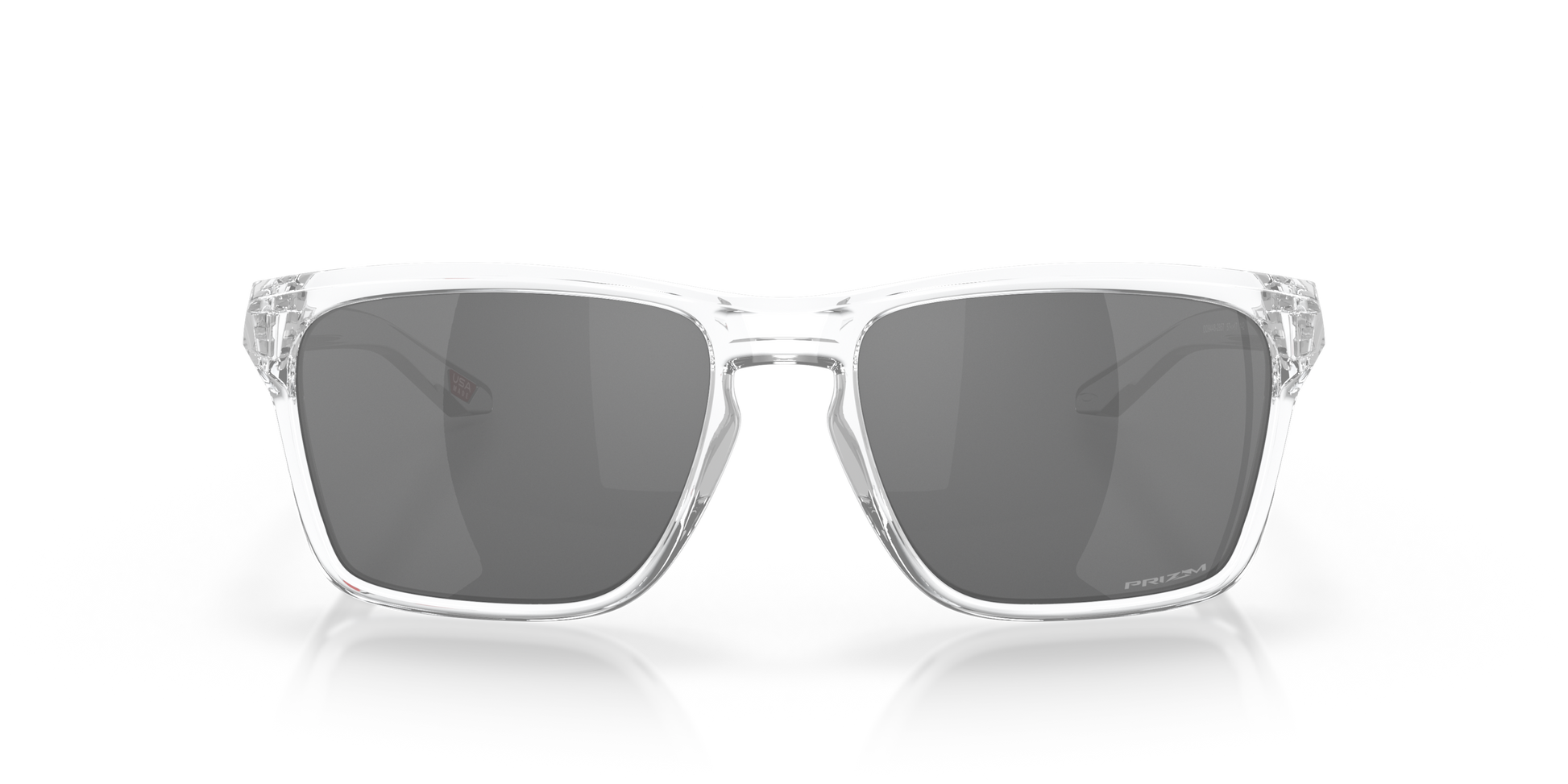 [Prizm Black Lenses, Polished Clear Frame]