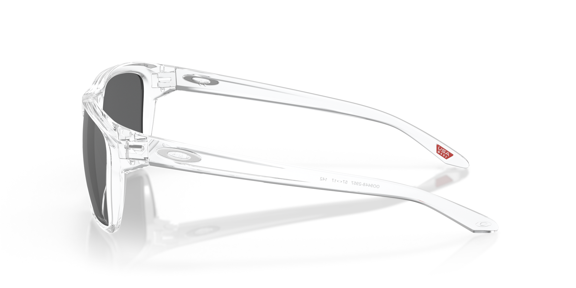 [Prizm Black Lenses, Polished Clear Frame]