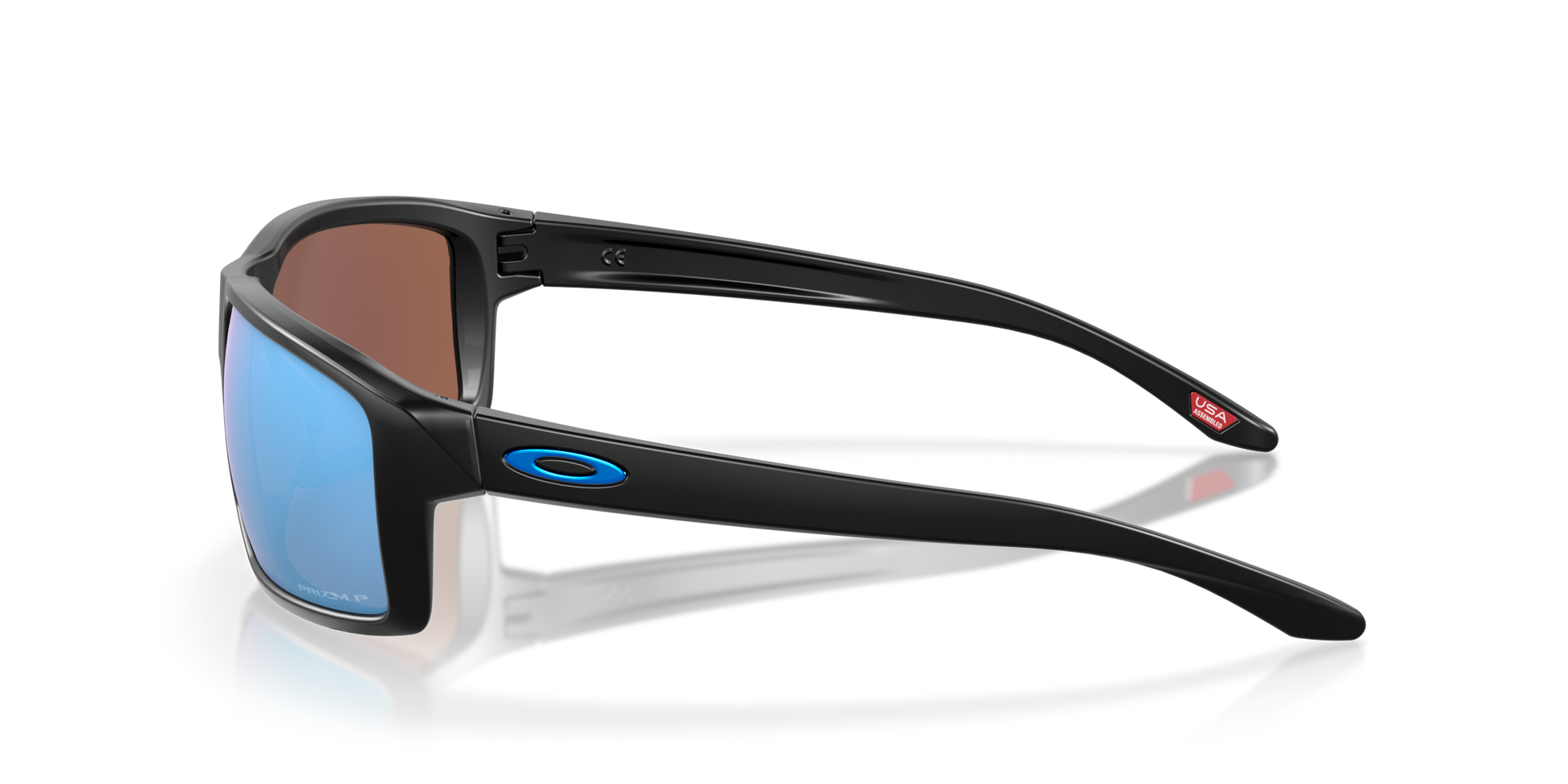 [Prizm Deep Water Polarized Lenses, Matte Black Frame]