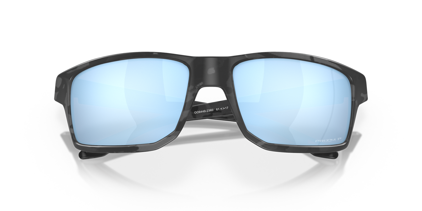 [Prizm Deep Water Polarized Lenses, Matte Black Camo Frame]