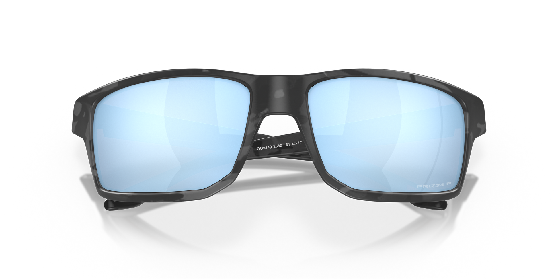 [Prizm Deep Water Polarized Lenses, Matte Black Camo Frame]