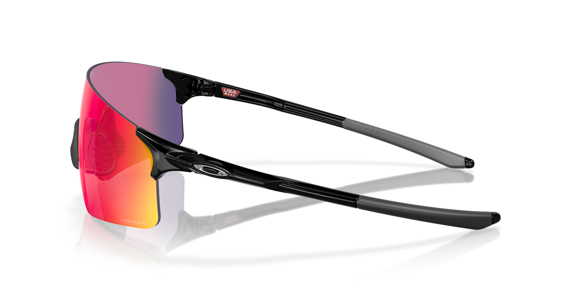 [Prizm Road Lenses, Polished Black Frame]