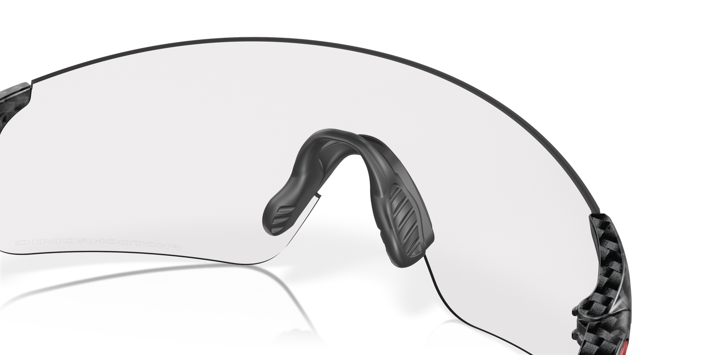 [Clear To Black Iridium Photochromic Lenses, Carbon Fiber Frame]