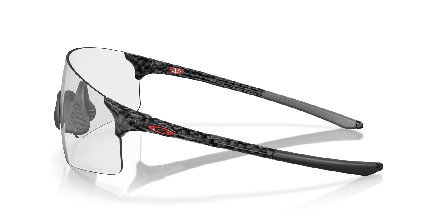 [Clear To Black Iridium Photochromic Lenses, Carbon Fiber Frame]