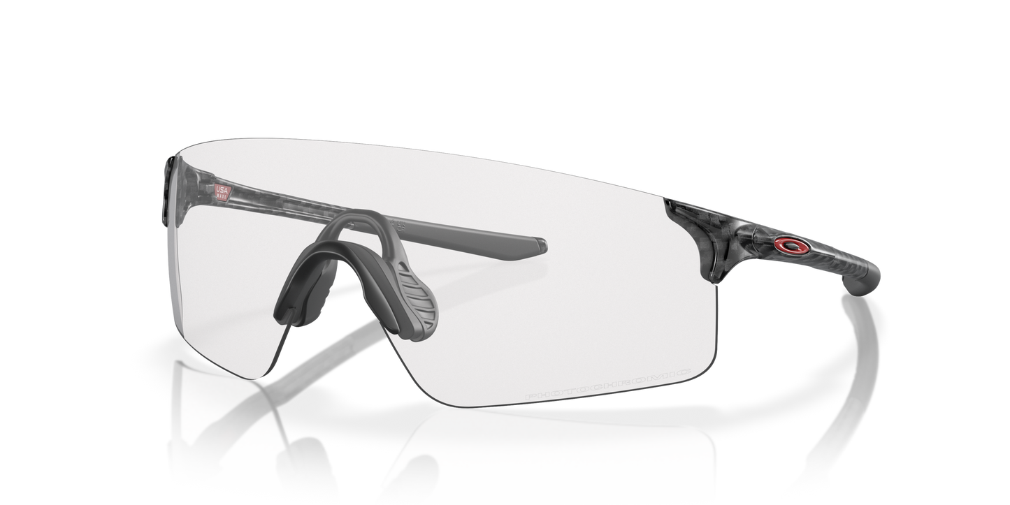 [Clear To Black Iridium Photochromic Lenses, Carbon Fiber Frame]
