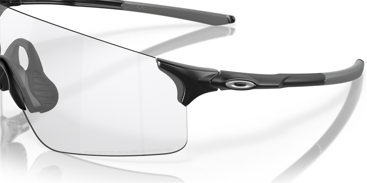 [Clear To Black Iridium Photochromic Lenses, Matte Black Frame]