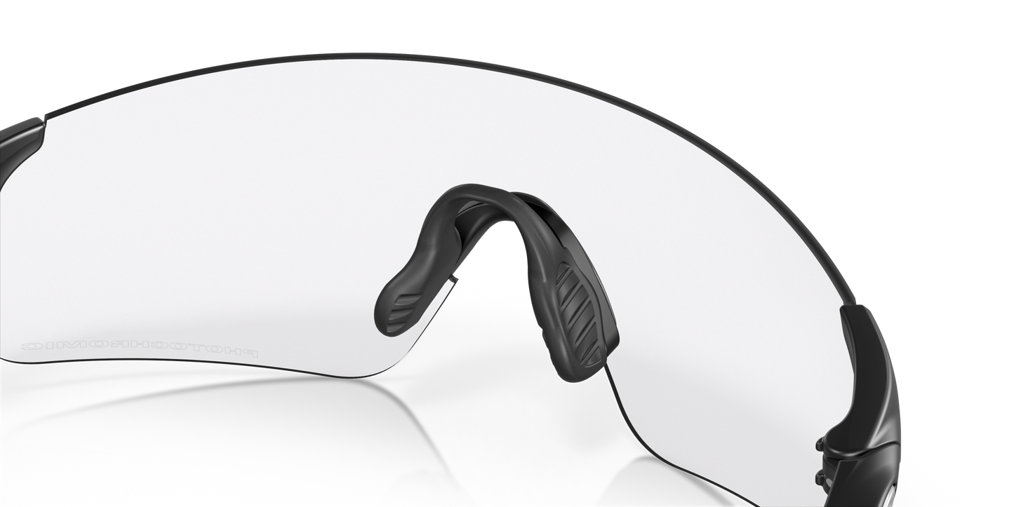 [Clear To Black Iridium Photochromic Lenses, Matte Black Frame]