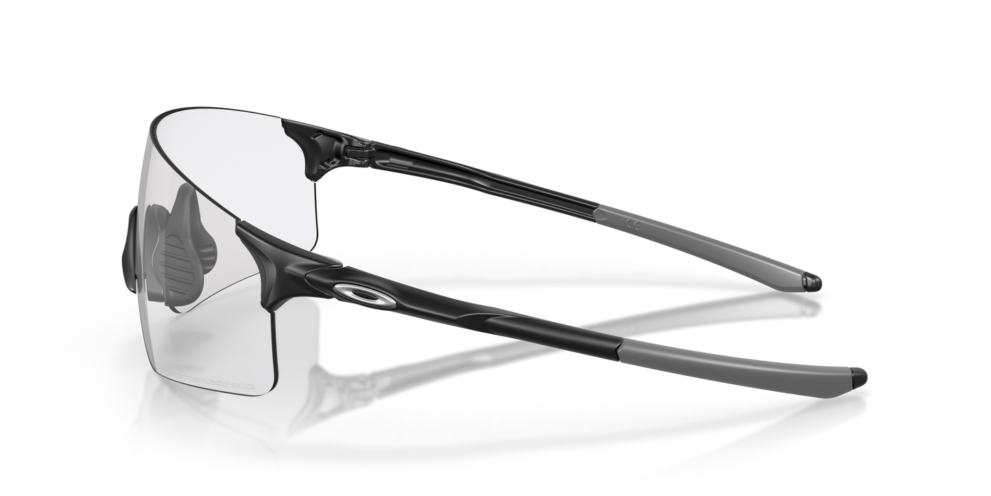 [Clear To Black Iridium Photochromic Lenses, Matte Black Frame]