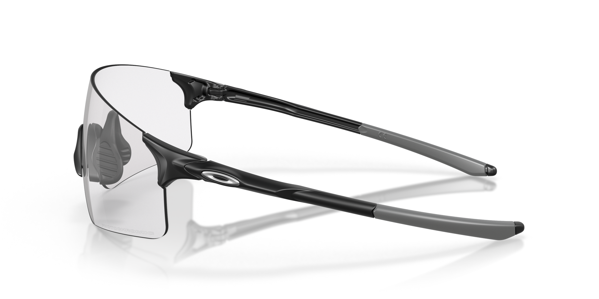 [Clear To Black Iridium Photochromic Lenses, Matte Black Frame]
