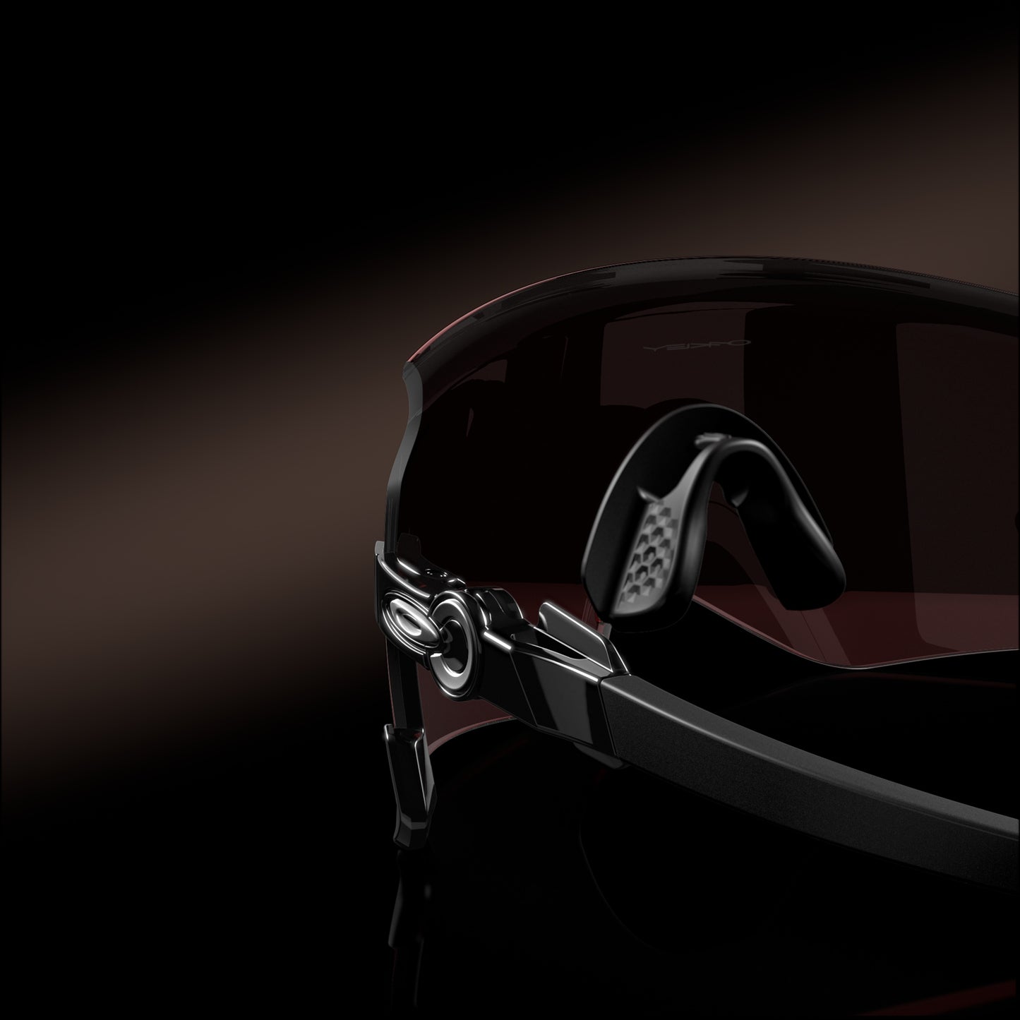[Prizm Dark Golf Lenses, Polished Black Frame]