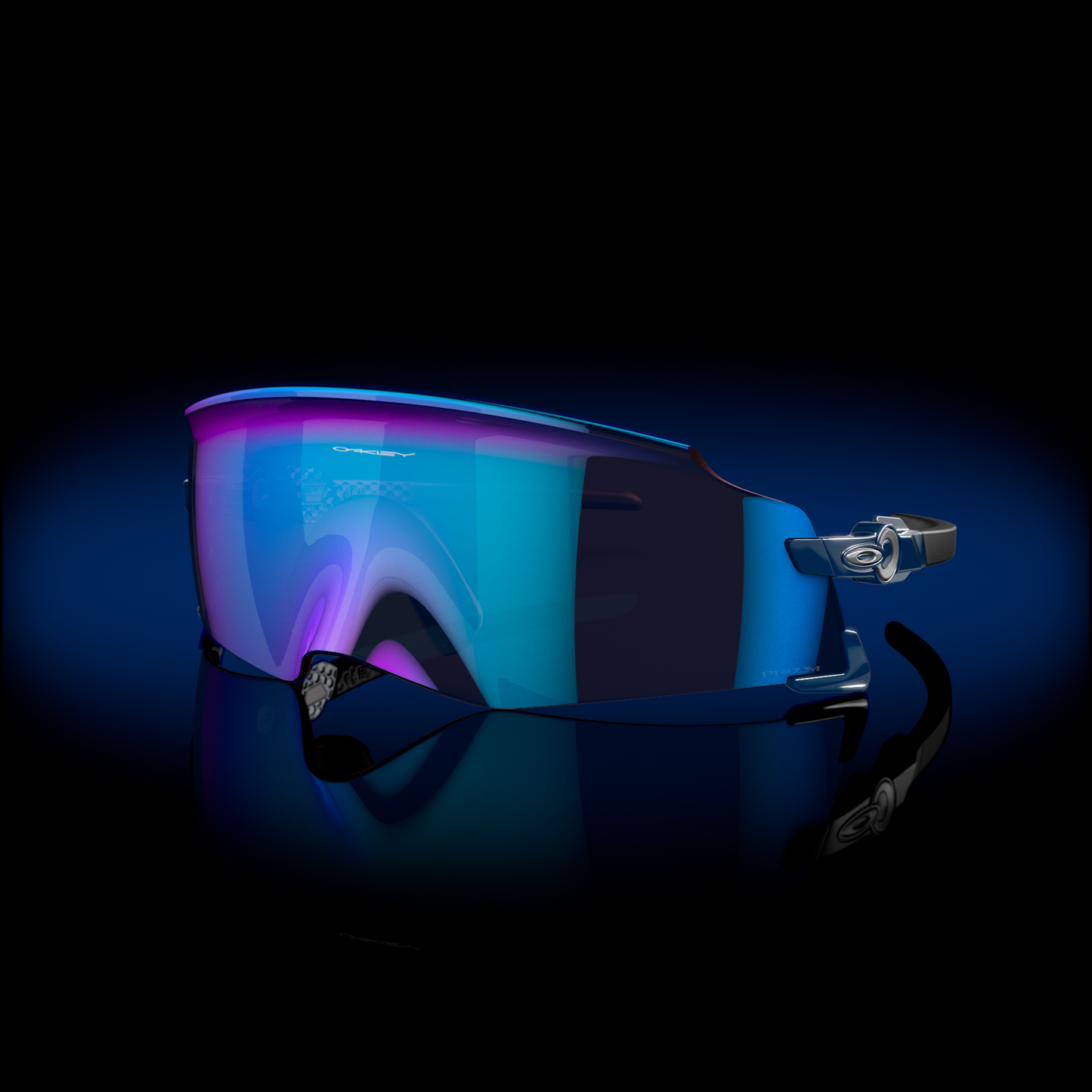 [Prizm Sapphire Lenses, Polished Poseidon Frame]