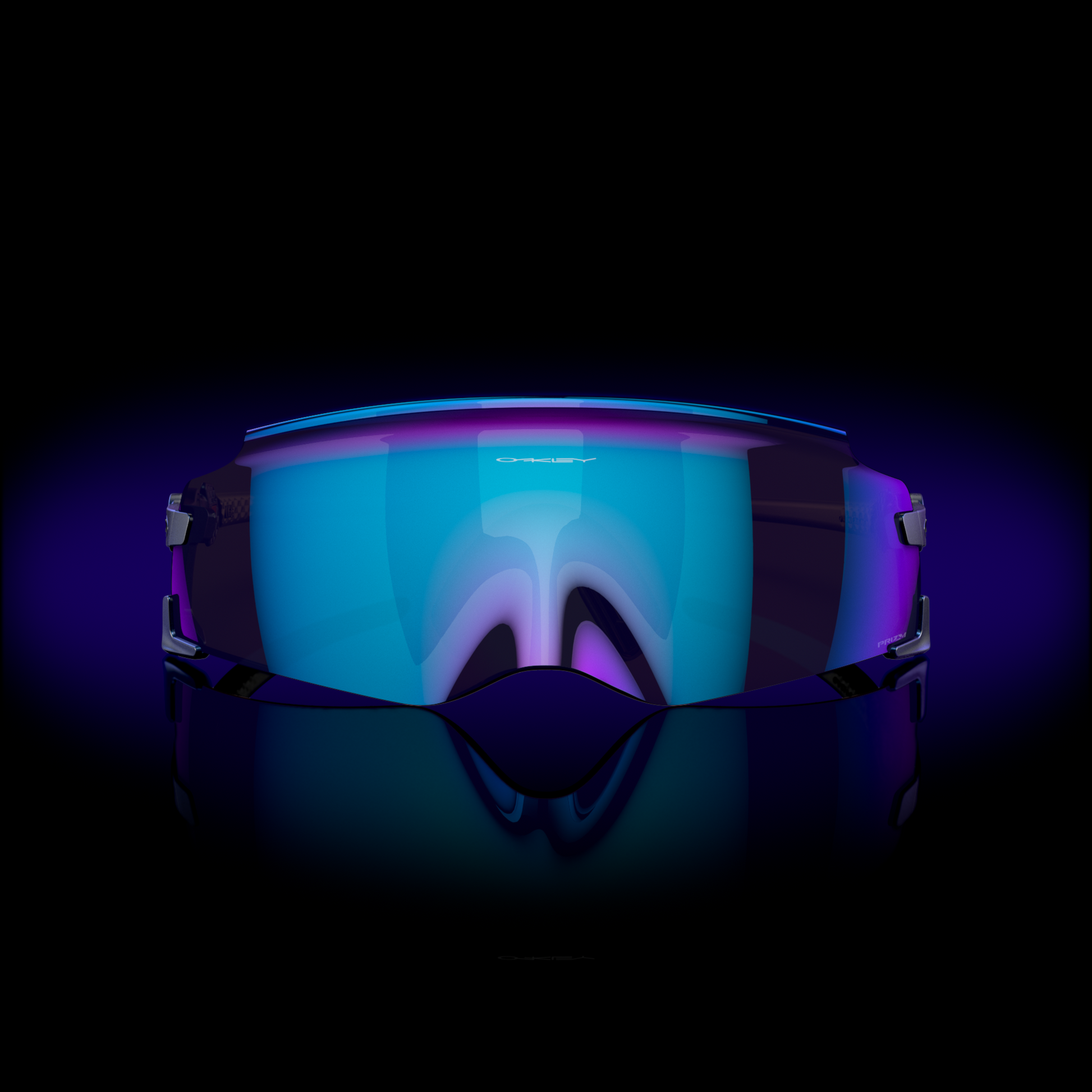 [Prizm Sapphire Lenses, Matte Cyan/Blue Colorshift Frame]
