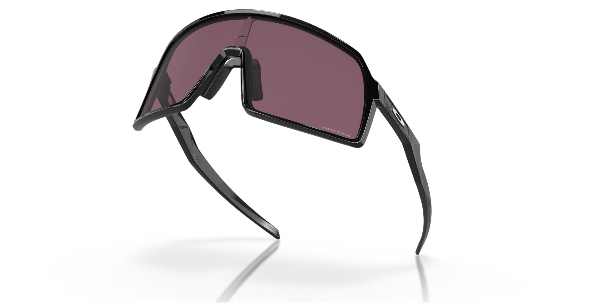 [Prizm Road Black Lenses, Polished Black Frame]